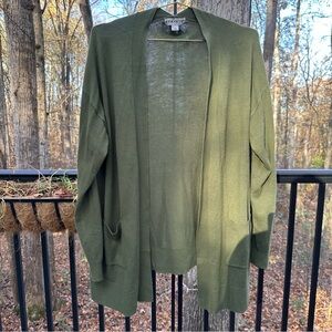 Ava & Viv Olive Green Cardigan